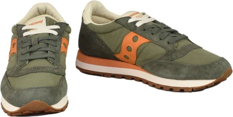 Saucony Stijlvolle Sneakers met Rubberen Zool Green Heren