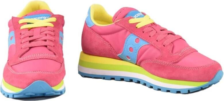 Saucony Stijlvolle Sneakers met Rubberen Zool Pink Dames