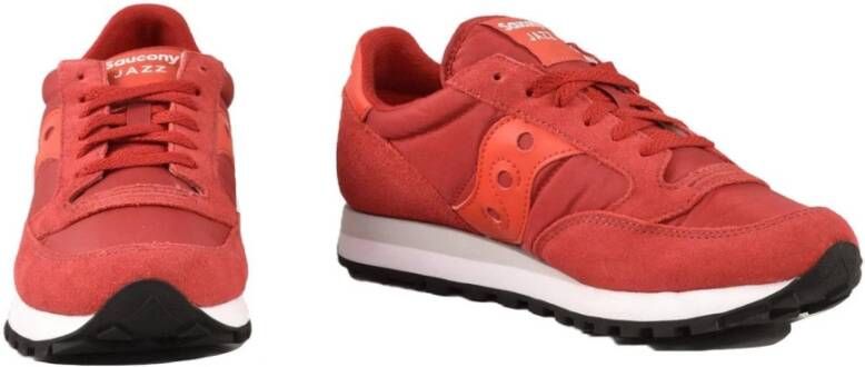 Saucony Stijlvolle Sneakers met Rubberen Zool Red Heren