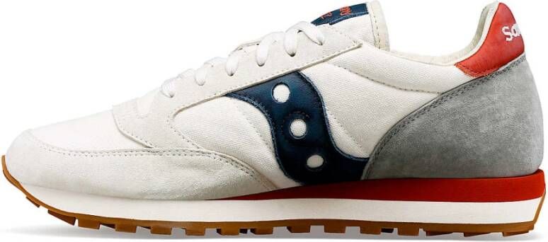 Saucony Stonewash Jazz Original Sneakers White Heren