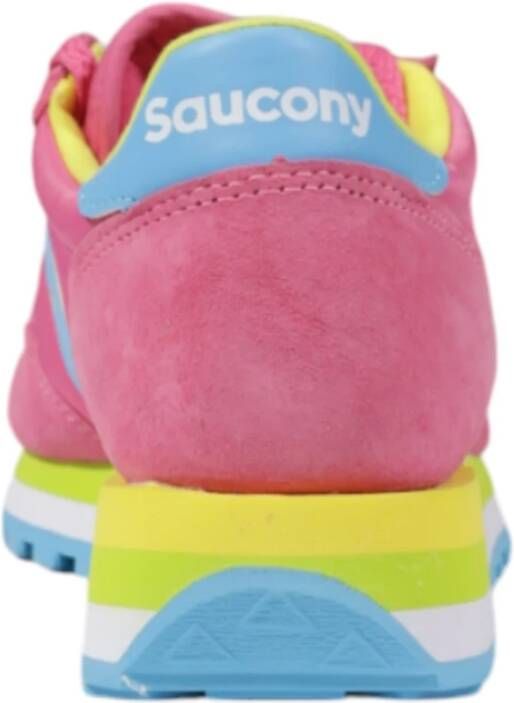 Saucony Suede Leren Damesschoenen Herfst Winter Collectie Pink Dames