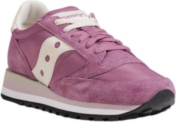 Saucony Suede Leren Sneakers Dames Collectie Pink Dames