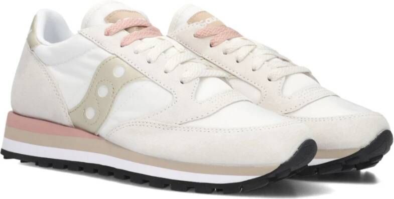 Saucony Witte Lage Top Jazz Triple Sneakers Multicolor Dames