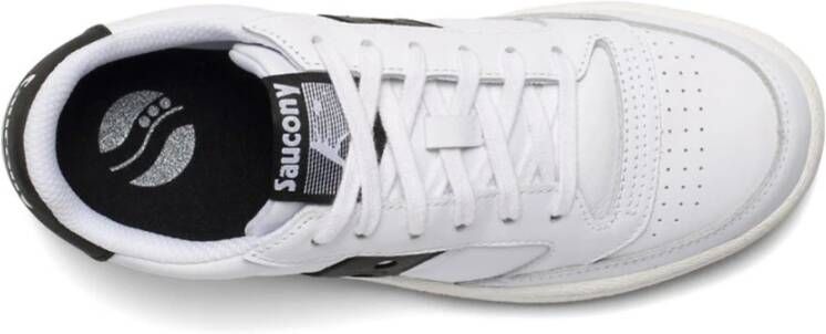 Saucony Wit Zwart Jazz Court Sneakers White Dames