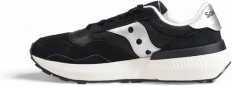 Saucony Zwarte Rubberen Zool Sneakers Vrouwen Black Dames