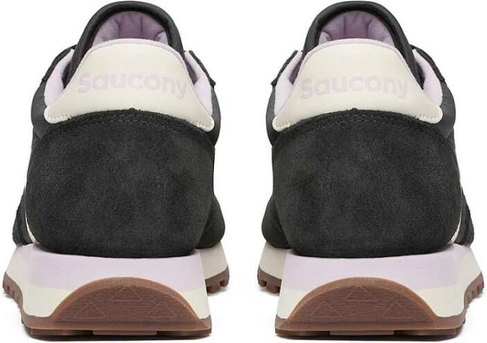 Saucony Zwarte Sneakers met Verwijderbare Binnenzool Black Dames