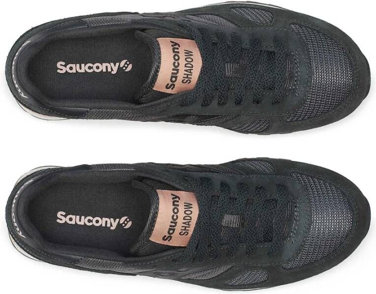 Saucony Zwarte Sneakers met Wolkachtige Demping Black Dames