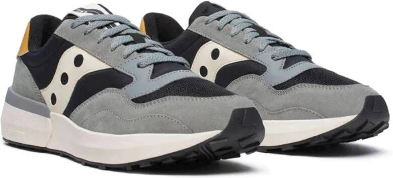 Saucony Zwart Grijs Jazz NXT Sneakers Gray Heren