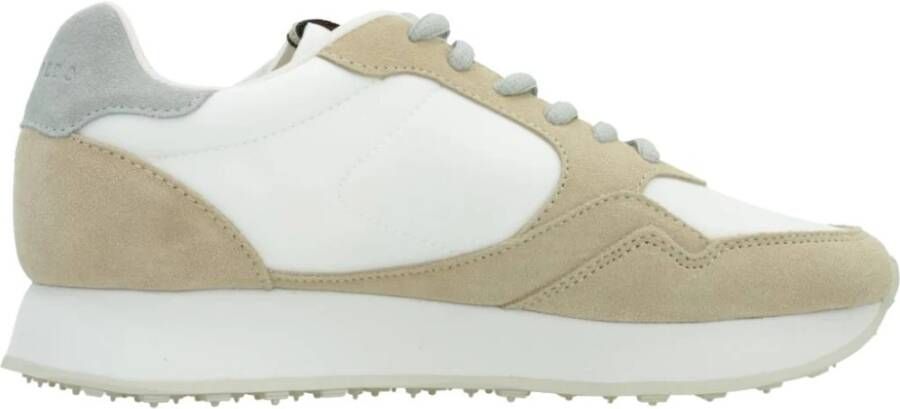 Scalpers Stijlvolle Sneakers voor Modieuze Vrouwen Beige Dames