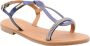 Scapa Platte Zomer Sandalen Blue Dames - Thumbnail 9