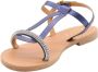 Scapa Platte Zomer Sandalen Blue Dames - Thumbnail 10