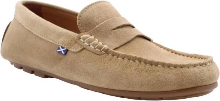 Scapa Stijlvolle Moccasin Loafers voor Mannen Beige Heren