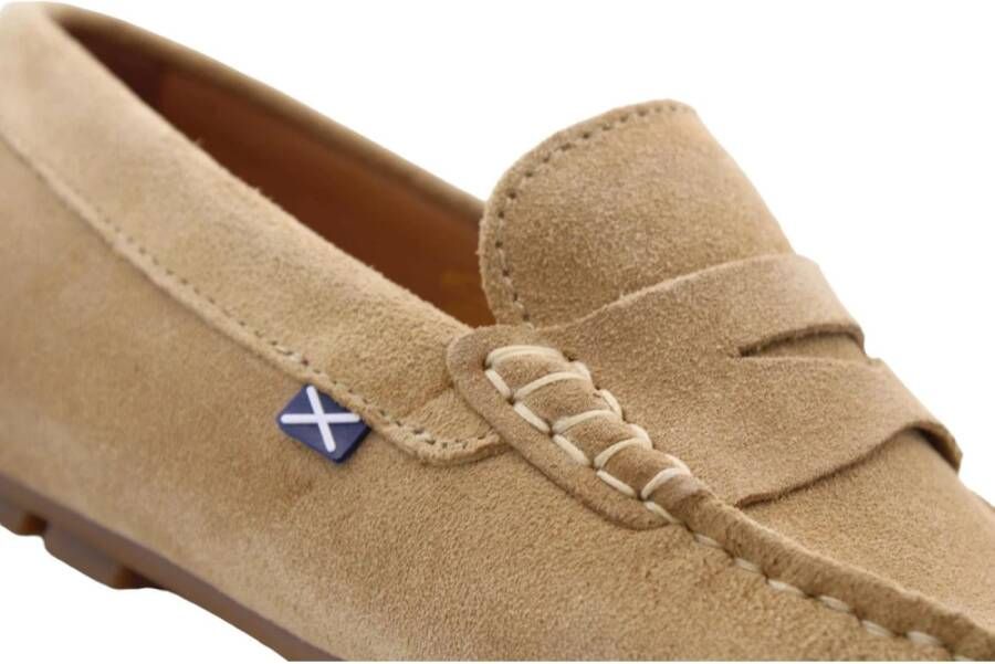 Scapa Stijlvolle Moccasin Loafers voor Mannen Beige Heren