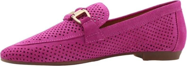 Scapa Stijlvolle Mocassin Loafers voor Vrouwen Pink Dames