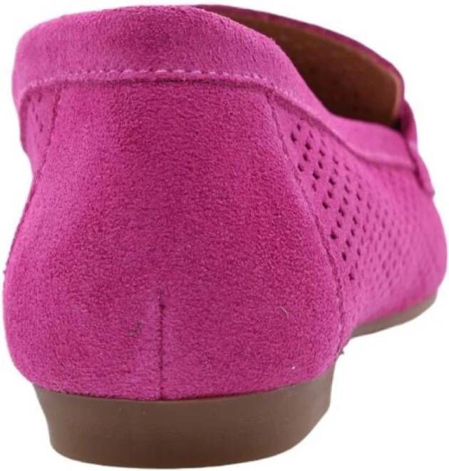 Scapa Stijlvolle Mocassin Loafers voor Vrouwen Pink Dames