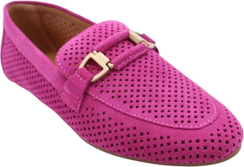 Scapa Stijlvolle Mocassin Loafers voor Vrouwen Pink Dames