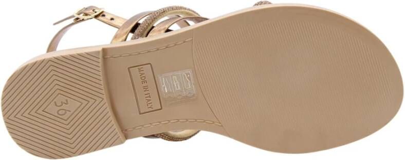 Scapa Stijlvolle Platte Sandalen voor de Zomer Brown Dames