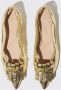 Scarosso 24K Golf Fringe Ballet Flats Geel Dames - Thumbnail 2