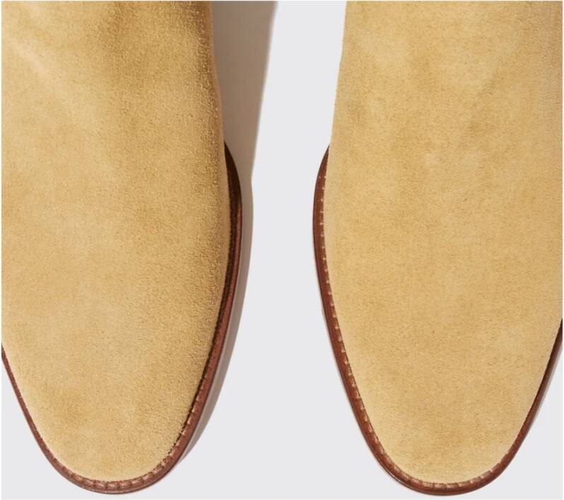 Scarosso Tan Suede Chelsea Boot Brown Heren