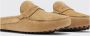 Scarosso Beige Suède Penny Driver Mules Beige Heren - Thumbnail 3