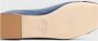 Scarosso Blauwe Carla Leren Ballet Flats Blue Dames - Thumbnail 2