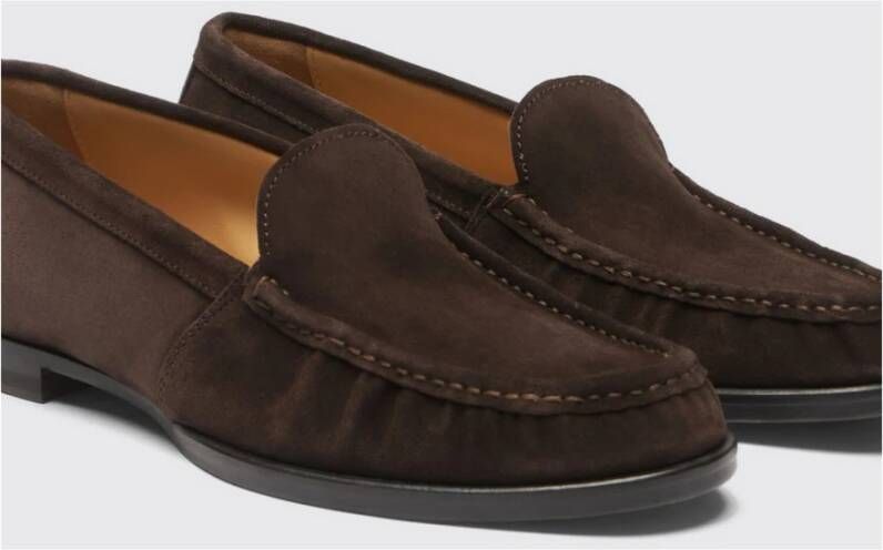 Scarosso Bruine Suède Loafers Brown Heren