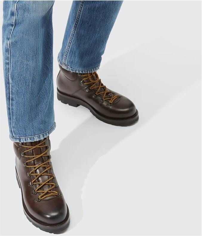 Scarosso Edmund Veterschoenen Blijf warm en stijlvol deze winter Bruin Heren