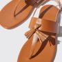 Scarosso Emma Leren Sandalen Brown Dames - Thumbnail 4