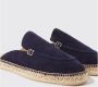 Scarosso Blauwe Suède Espadrilles Blauw Heren - Thumbnail 3