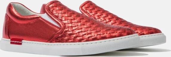 Scarosso Gabriella Metallic Red Dames