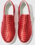 Scarosso Gabriella Metallica sneakers Rood Dames - Thumbnail 3