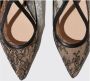 Scarosso Gae Pizzo Kant Ballerina`s Black Dames - Thumbnail 4