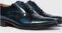 Scarosso Lorenzo Blu Handgemaakte Leren Oxfords Blue Heren - Thumbnail 4