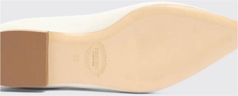 Scarosso Satin Ballet Flats met Rhinestone Detail Purple Dames