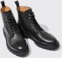 Scarosso Jackie Grain Zwarte Veterschoenen Black Heren - Thumbnail 2