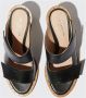 Scarosso Kristy Mules Zwarte Leren Hoge Hak Sandalen Zwart Dames - Thumbnail 2