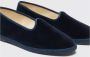 Scarosso Midnight Velvet Friulane Pantoffels Blue Heren - Thumbnail 3