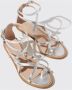 Scarosso Patty Hoge Hak Kruisband Sandalen Grijs Dames - Thumbnail 5