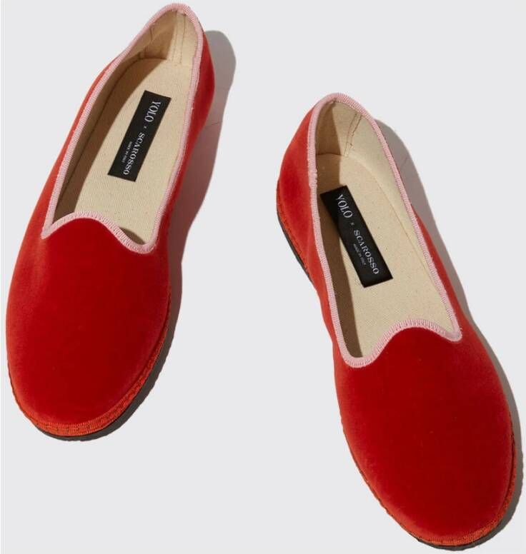 Scarosso Sunset Slippers Rood Dames