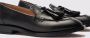 Scarosso Tassel Loafers in kalfsleer Black Dames - Thumbnail 3