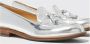 Scarosso Zilveren Tassel Loafers Handgemaakt in Italië Gray Dames - Thumbnail 3