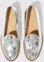 Scarosso Zilveren Tassel Loafers Handgemaakt in Italië Gray Dames - Thumbnail 4