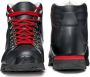 Scarpa Zwarte Leren Sneakers Verlengde Veters Black Heren - Thumbnail 3