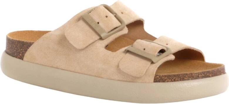 Scholl Beige Sandalen voor de Zomer Beige Dames