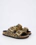 Scholl Leopard Slipper Noelle Stijlvol Comfort Beige Dames - Thumbnail 4