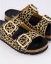 Scholl Leopard Slipper Noelle Stijlvol Comfort Beige Dames - Thumbnail 5