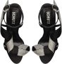 Schutz Elegante Hoge Hak Sandalen met Strik Black Dames - Thumbnail 2