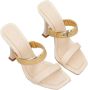 Schutz High Heel Sandals Beige Dames - Thumbnail 2