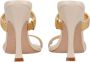 Schutz High Heel Sandals Beige Dames - Thumbnail 3