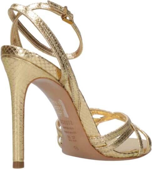 Schutz High Heel Sandals Beige Dames